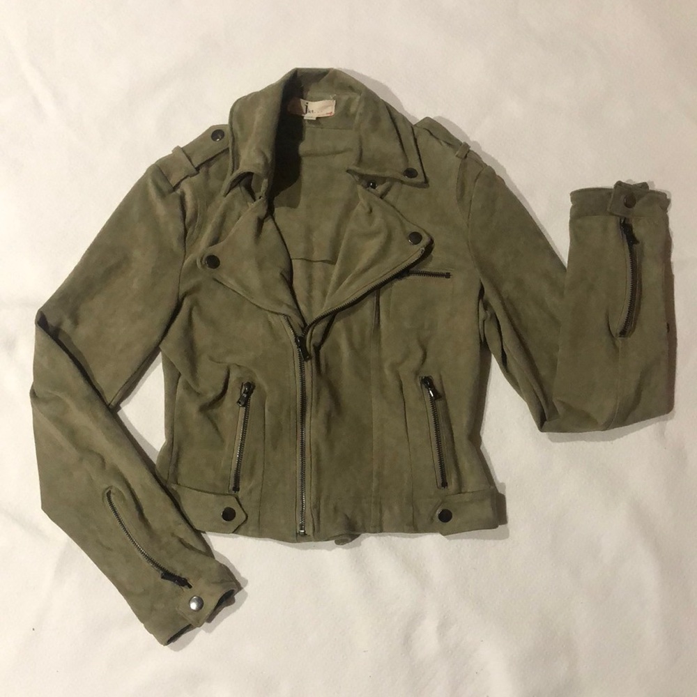 LTH JKT Olive Suede Jacket